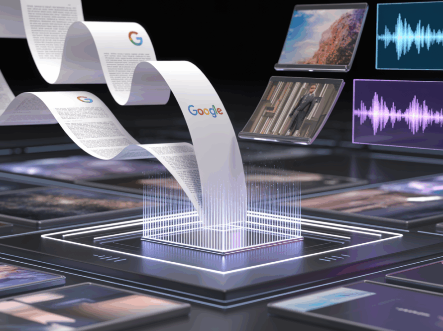 Google Gemini multi-modal AI model processing text, images, audio and video simultaneously