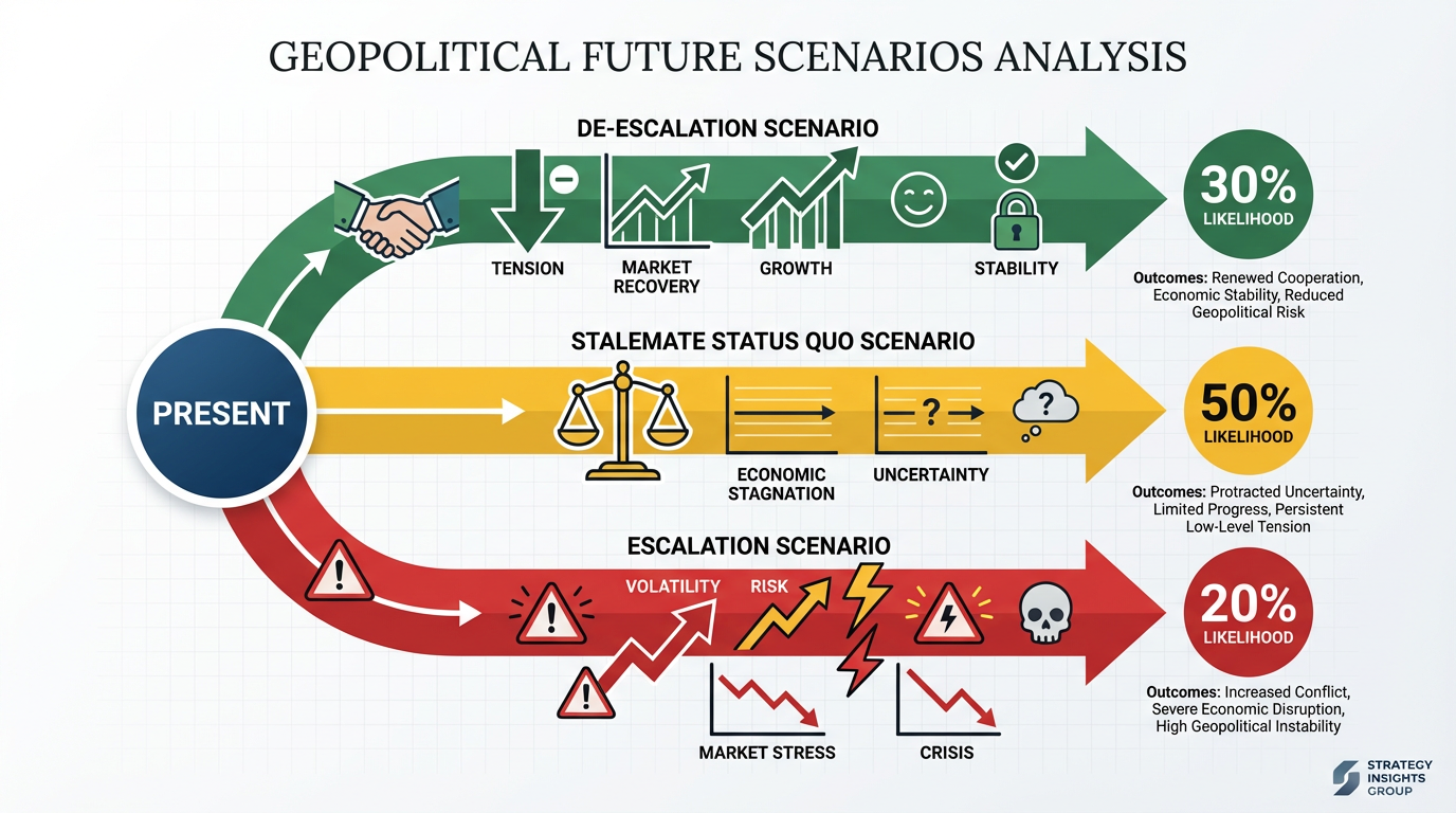 Three future scenarios for US-Iran conflict and market impact